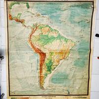 CARTA GEOGRAFICA DELL'AMERICA LATINA