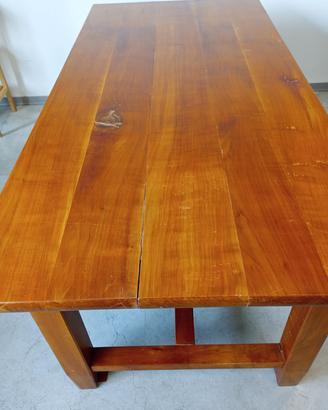 Tavolo legno massiccio in ciliegio