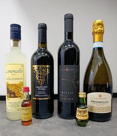Vini, limoncello, spumante e liquori da collezione