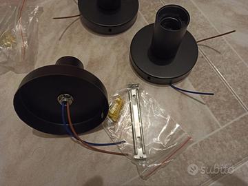 Portalampada minimal E27 a parete/soffitto