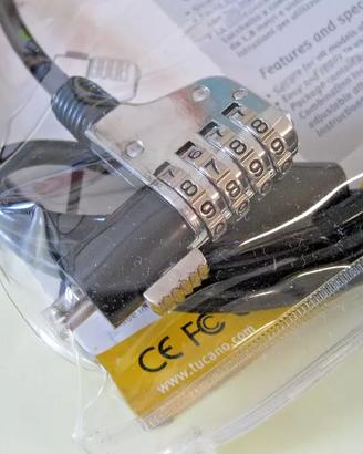 NOTEBOOK LOCK Laccio di sicurezza Lucchetto per PC