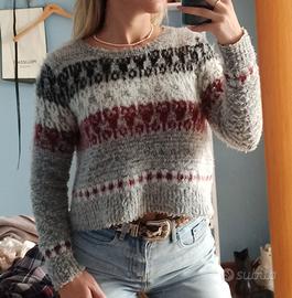 Maglione Crop Jennyfer - Fantasia Etnica/ Jacquard