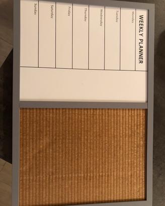 Weekly planner a parete