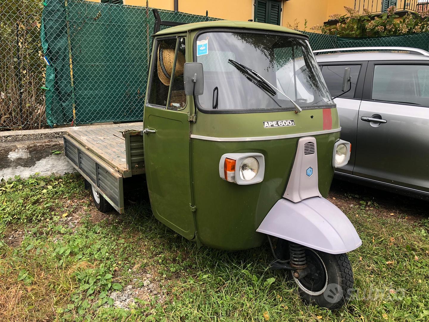 Auto Ape Piaggio 600 Ape Car 600 Mp Usato Ape 500 Mp Scheda