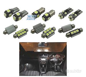 KIT 16 LAMPADE LED INTERNE PER VOLKSWAGEN VW GOLF 
