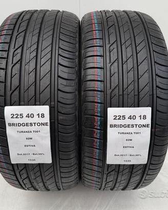 2 gomme 225 40 18 bridgestone a1535