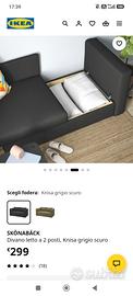 Si vende divano letto  (singolo)