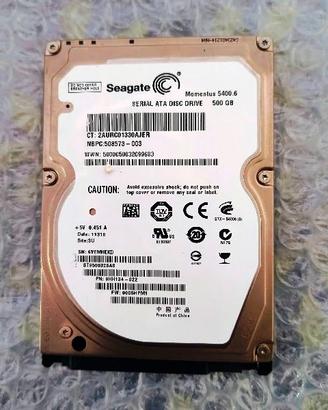 HARD DISK SEAGATE 500GB X NOTEBOOK