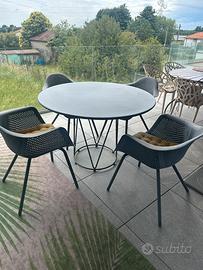 Tavolo desiree di Vermobil rotondo