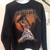 Felpa "Metallica" Bershka Nera taglia XS Oversize