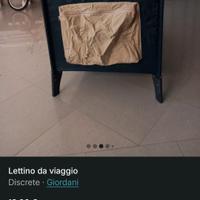 Lettino da viaggio