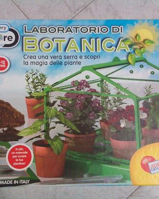 Laboratorio di botanica", gioco di scienza