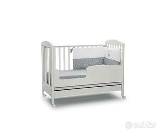 letto+ spondina traformabile+materasso+2salvamater