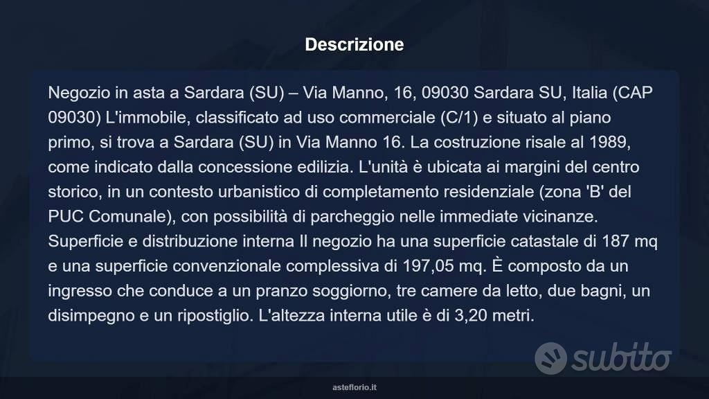 Immobile in asta di 187 m² a Sardara - Vista 4