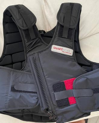 Gilet protettivo più Caschetto da equitazione