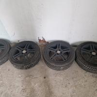 cerchi 16" renault clio nero opaco 