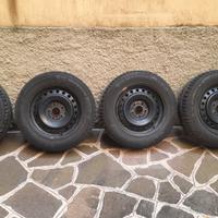 
Gomme neve Michelin Alpin6 205-60-R16+cerchi juke