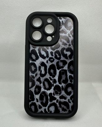 Custodia Cover iPhone 14 Pro leopardata