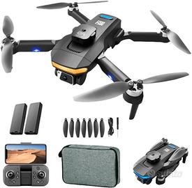 Drone SKY66 Pieghevole Evitamento Ostacoli  2 Batt