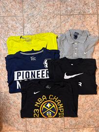 Lotto 5 Nike Uomo Taglia S – T-shirt + Polo NBA