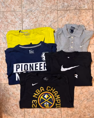 Lotto 5 Nike Uomo Taglia S – T-shirt + Polo NBA