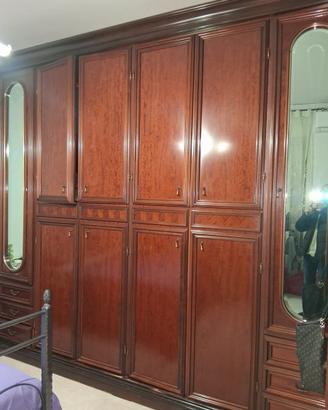 armadio, comodini, letto, comò