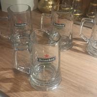 Set Boccali birra  Henieken