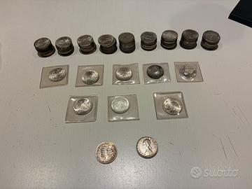 500 lire argento 100 pz