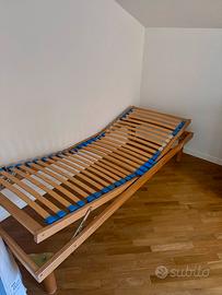 Rete singola Facondini reclinabile 80x190