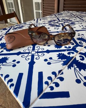 Occhiali da sole ray ban RB0880S striato havana