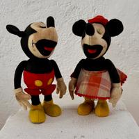 rarissima coppia di Topolino e Minnie marca Lenci