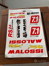 foglio completo di sticker malossi nuovi