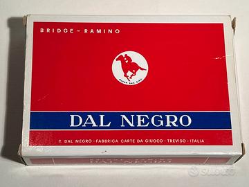 Carte ramino bridge Dal Negro vintage/collezione