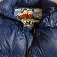 Dsquared2 piumino giubbotto uomo blu