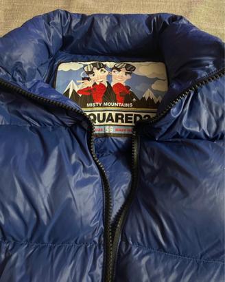 Dsquared2 piumino giubbotto uomo blu