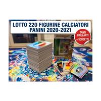 Lotto 220 figurine calciatori panini 2020 2021 + t