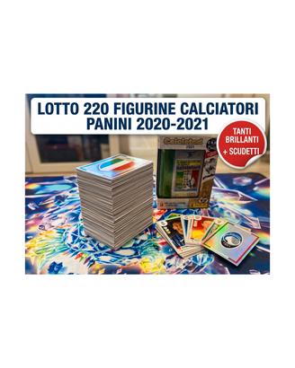 Lotto 220 figurine calciatori panini 2020 2021 + t