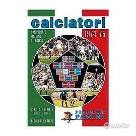 Album figurine calciatori panini 1974/75 completo