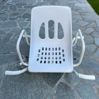 Sedia girevole per vasca