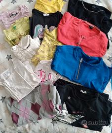 Set 13 pezzi. Bimba taglia 4/6 anni