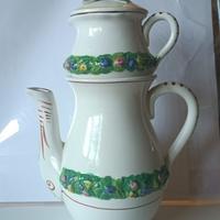 Set Teiera e Lattiera Impilabile Vintage Ceramica