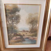  SPLENDIDO QUADRO OLIO SU TELA "PAESAGGIO"