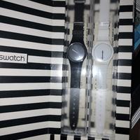 SWATCH Special WHITE HOURS & BLACK MINUTES