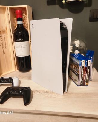 PlayStation 5 piu 2 controller e giochi