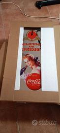 Specchio con orologio Coca cola vintage