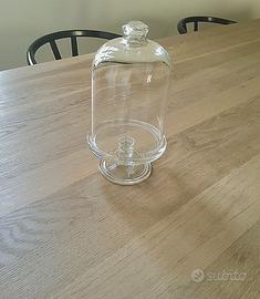 Flamant Home alzatina in vetro con cloche