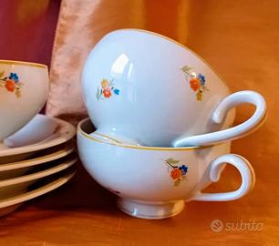 Set 4 tazze Thun Art Deco Czechoslovakia '30