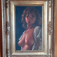 Dipinto ad olio di Batti Angelo