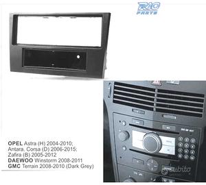 CORNICE NERA PER AUTORADIO 1-DIN PER OPEL ASTRA H 