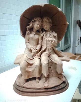 scultura in terracotta 